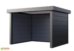 Abri De Jardin En Acier Galvanisé Ouvert Singolo - 10,6 M² -Promos Jardin Garage Magasin abri anthracite singolo 3630