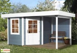 Abri Design Fides 2 (Plusieurs Tailles) 28mm 9 Abri Design Fides 2 (Plusieurs Tailles) 28mm -Promos Jardin Garage Magasin abri bois fides 2 gris claire