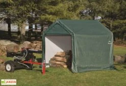 Abri De Jardin En Toile : Polyéthylène Vert 180 X 180 Cm – 3,24 M² 8 Abri De Jardin En Toile : Polyéthylène Vert 180 X 180 Cm – 3,24 M² -Promos Jardin Garage Magasin abri bois souple shelter logic sl70417