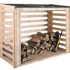 Abri Range-Bûches En Bois 4 Stères 234x125x169/181cm