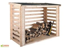 Abri Range-Bûches En Bois 4 Stères 234x125x169/181cm
