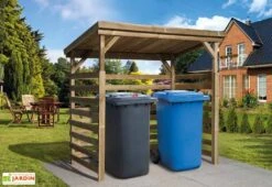 Abri Buches 4 Stères Multifonctions 19 Mm (114x216x204)