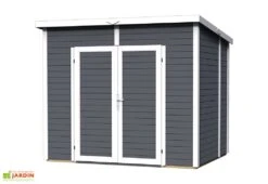 Abri De Jardin Bois 19mm Skur 4 239x181x211cm -Promos Jardin Garage Magasin abri de jardin bois adossable skur 4 2