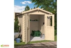 Abri De Jardin En Bois D’épicéa FSC – 180 X 180 X 214 Cm