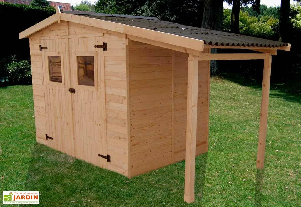 Abri De Jardin Bois Eden + Bûcher (336x160) 1 Abri De Jardin Bois Eden + Bûcher (336x160)