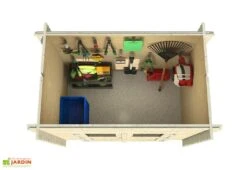 Abri De Jardin En Bois D’épicéa FSC – 230 X 120 X 204 Cm 7 Abri De Jardin En Bois D’épicéa FSC – 230 X 120 X 204 Cm -Promos Jardin Garage Magasin abri de jardin bois d epicea