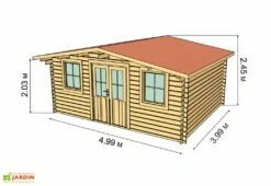 Abri De Jardin Bois Oxford (499x399x256) 5 Abri De Jardin Bois Oxford (499x399x256) -Promos Jardin Garage Magasin abri de jardin en bois oxford