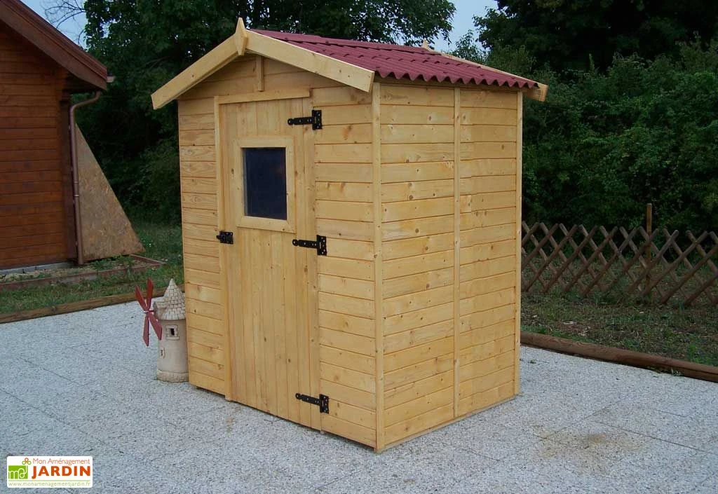 Abri De Jardin En Bois Eden 2,56 M² Ep. 16mm + Plancher 1 Abri De Jardin En Bois Eden 2,56 M² Ep. 16mm + Plancher