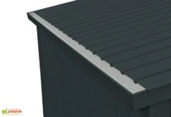 Abri De Jardin En Acier Galvanisé Duramax Modern 4 M² Gris Anthracite -Promos Jardin Garage Magasin abri jardin acier galvanise duramax modern 6x5 anthracite 9