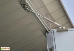 Abri De Jardin En Acier Galvanisé Duramax Modern 4 M² Gris Silver -Promos Jardin Garage Magasin abri jardin acier galvanise duramax modern 6x5 gris 5