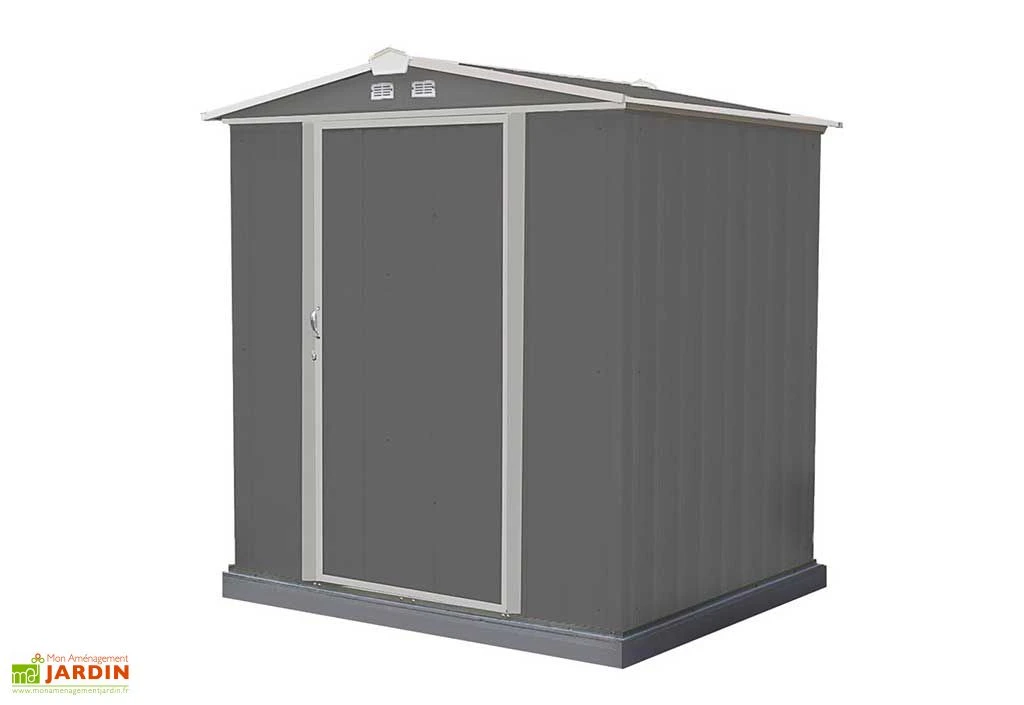 Abri De Jardin En Acier Galvanisé 2 M² 2 Abri De Jardin En Acier Galvanisé 2 M² – Image 2