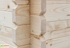 Abri De Jardin + Auvent En Bois D’Epicéa Brut 21 M² -Promos Jardin Garage Magasin abri jardin auvent bois epicea brut 21m 3