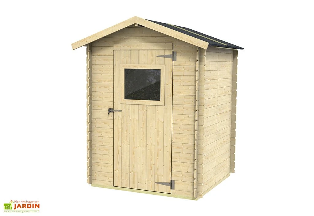 Abri De Jardin En Bois Brut 2 M² 16 Mm - Flavia 1 Abri De Jardin En Bois Brut 2 M² 16 Mm - Flavia