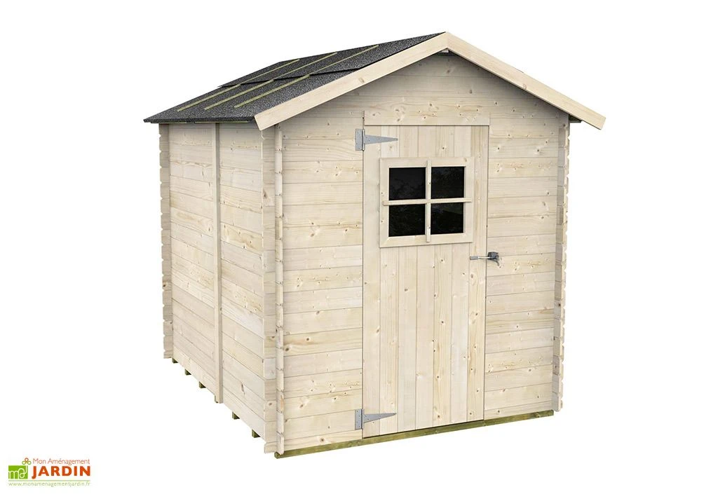 Abri De Jardin En Bois Brut 3,9 M² 16 Mm - Gaeta 1 Abri De Jardin En Bois Brut 3,9 M² 16 Mm - Gaeta
