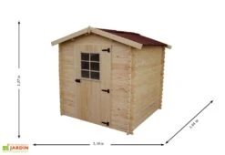Abri De Jardin Bois 28 Mm (204x210x197cm) 5 Abri De Jardin Bois 28 Mm (204x210x197cm) -Promos Jardin Garage Magasin abri jardin bois 28mm 240x210x197 vd202002n 1