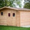 Abri De Jardin En Bois Douglas 28 Mm – 23,14 M² : 4,2 X 5,51 M