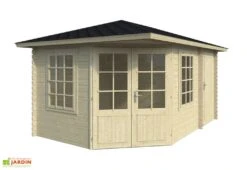 Abri De Jardin En Bois D’épicéa Brut Cassandra – 14,45 M²