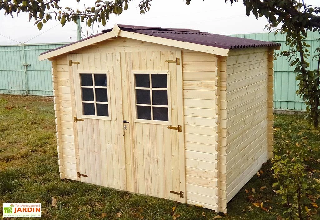 Abri De Jardin En Bois D’Épicéa Brut 6 M² 1 Abri De Jardin En Bois D’Épicéa Brut 6 M²