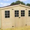 Abri De Jardin En Bois D’Épicéa Brut 12 M²
