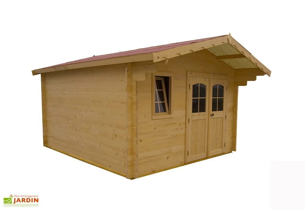 Abri De Jardin En Bois D’Épicéa Brut 15 M² 2 Abri De Jardin En Bois D’Épicéa Brut 15 M² – Image 2