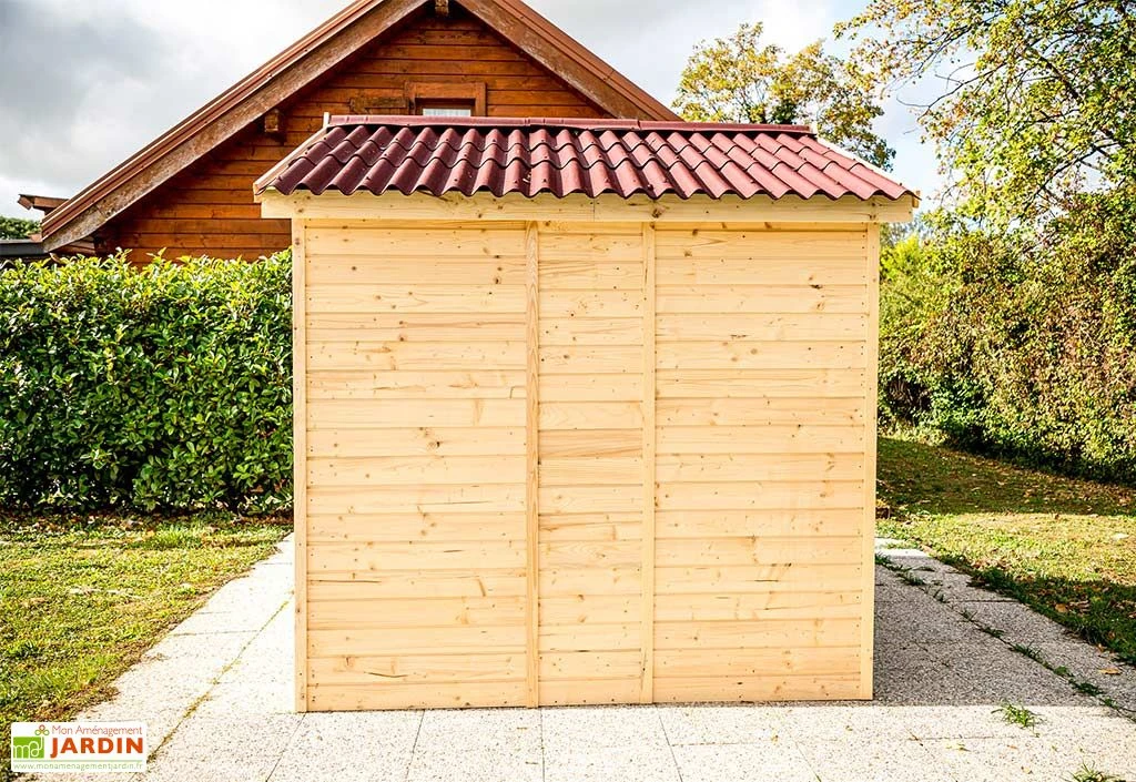 Abri De Jardin En Bois D’Épicéa Brut 6,6 M² 4 Abri De Jardin En Bois D’Épicéa Brut 6,6 M² – Image 4