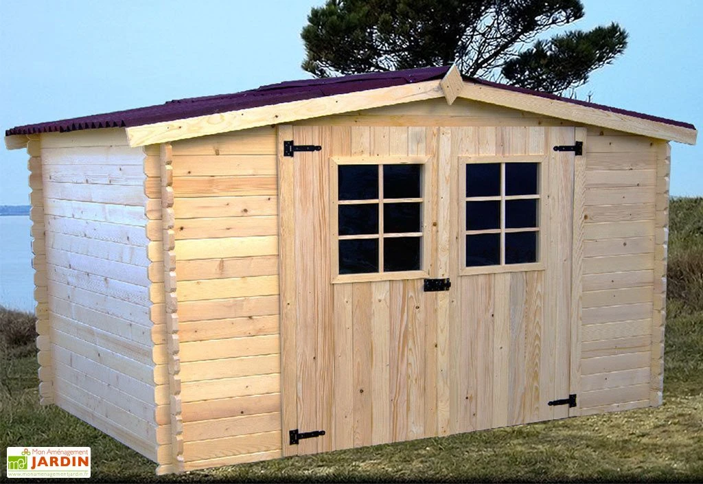 Abri De Jardin En Bois D’Épicéa Brut 9 M² 1 Abri De Jardin En Bois D’Épicéa Brut 9 M²