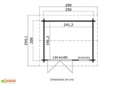 Abri De Jardin En Bois D’Épicéa Brut Alex Mini 4 M² -Promos Jardin Garage Magasin abri jardin bois epicea brut alex mini 4 m 2