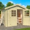 Abri De Jardin En Bois D’Épicéa Brut Anny 4,76 M²