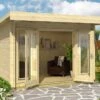 Abri De Jardin En Bois D’Épicéa Brut Barbados Mini 7 M²