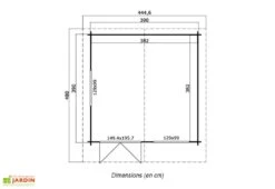 Abri De Jardin En Bois D’Épicéa Brut Norderney 3 (14 M²) -Promos Jardin Garage Magasin abri jardin bois epicea brut norderney 3 14 m 2