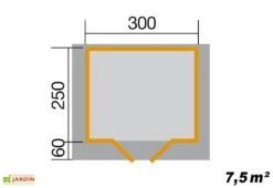 Abri De Jardin En Bois D’Épicéa Brut Premium 28 (4 Tailles) 7 Abri De Jardin En Bois D’Épicéa Brut Premium 28 (4 Tailles) -Promos Jardin Garage Magasin abri jardin bois epicea brut premium 28 4 tailles 2