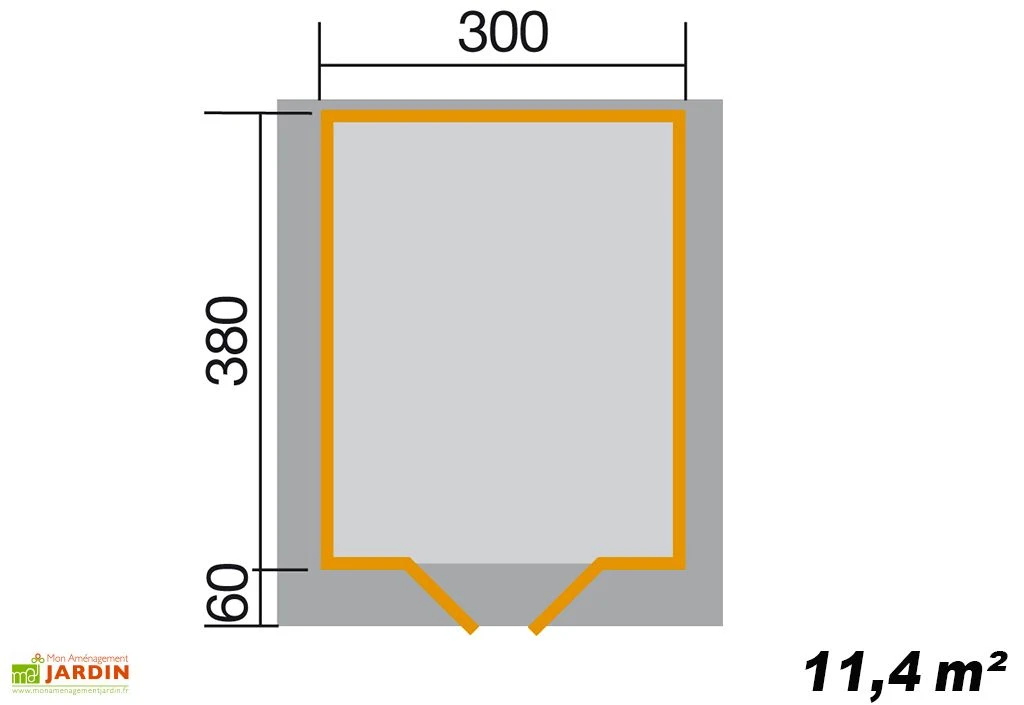 Abri De Jardin En Bois D’Épicéa Brut Premium 28 (4 Tailles) 5 Abri De Jardin En Bois D’Épicéa Brut Premium 28 (4 Tailles) – Image 5
