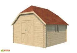 Abri De Jardin En Bois D’Épicéa Avec Toit En Shingle Oxford L 12,6 M²