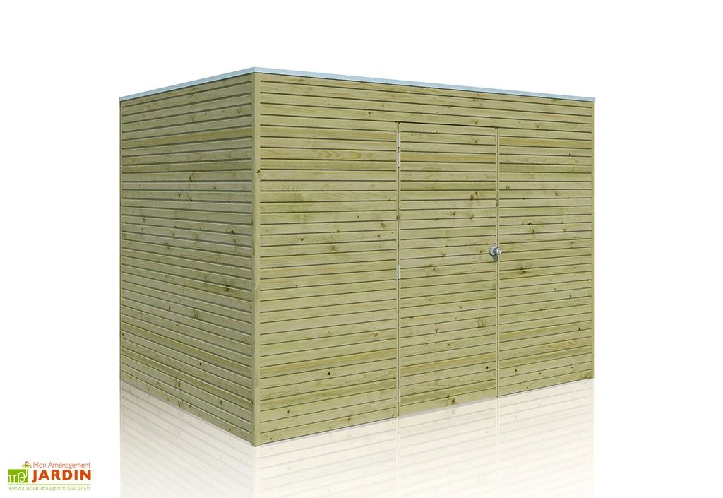 Abri De Jardin En Bois D’épicéa Traité Qube 6,3 M² 2 Abri De Jardin En Bois D’épicéa Traité Qube 6,3 M² – Image 2
