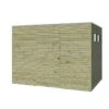 Abri De Jardin En Bois D’épicéa Traité Qube 6,3 M²