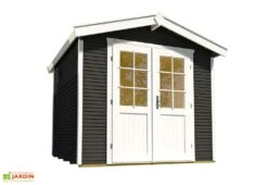 Abri De Jardin En Bois D’Épicéa WekaLine 6,1 M² (3 Coloris) -Promos Jardin Garage Magasin abri jardin bois epicea wekaline 6 1 m 3 coloris 4