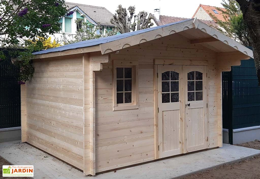 Abri De Jardin En Bois D’Épicéa Brut 15 M² 1 Abri De Jardin En Bois D’Épicéa Brut 15 M²