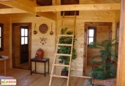 Bungalow Bois Nottingham (450x600x243) -Promos Jardin Garage Magasin abri jardin bois nottingham interieur