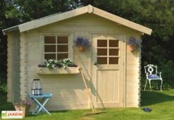 Solid Abri De Jardin En Bois Sologne 28 Mm - 9 M² Avec Toit à 2 Pans