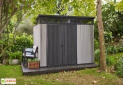 Keter Abri De Jardin PVC Brossium 97 Avec Toit En Monopente 8 Keter Abri De Jardin PVC Brossium 97 Avec Toit En Monopente -Promos Jardin Garage Magasin abri jardin brossium keter polypropylene 6m