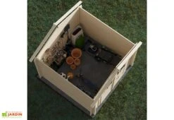 Abri De Jardin En Bois D’épicéa Brut Juno – 5,9 M² 5 Abri De Jardin En Bois D’épicéa Brut Juno – 5,9 M² -Promos Jardin Garage Magasin abri jardin dans jardin toit ouvert