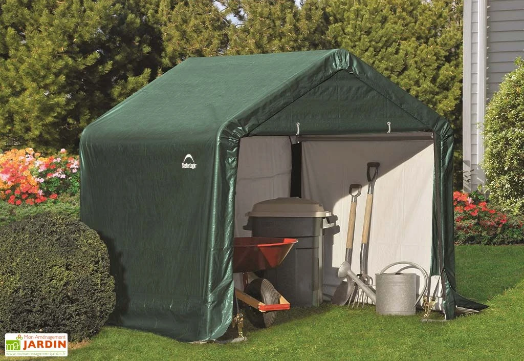 Abri De Jardin En Toile : Polyéthylène Vert 180 X 180 Cm – 3,24 M² 2 Abri De Jardin En Toile : Polyéthylène Vert 180 X 180 Cm – 3,24 M² – Image 2