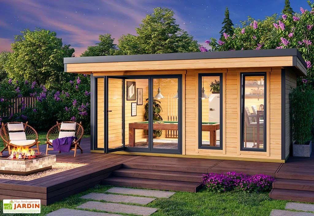 Abri De Jardin En Bois D’épicéa Brut Domeo 8 Plus – 20 M² 1 Abri De Jardin En Bois D’épicéa Brut Domeo 8 Plus – 20 M²