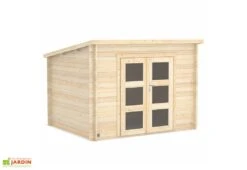 Abri De Jardin En Bois D'épicéa De 7,4 M² Ep. 28 Mm – Juno 7 Abri De Jardin En Bois D'épicéa De 7,4 M² Ep. 28 Mm – Juno -Promos Jardin Garage Magasin abri jardin forest style amazonie brut 4