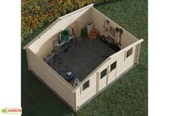Abri De Jardin En Bois D'épicéa De 19,8 M² Ep. 28 Mm - Juno 6 Abri De Jardin En Bois D'épicéa De 19,8 M² Ep. 28 Mm - Juno -Promos Jardin Garage Magasin abri jardin forest style nyassa 3