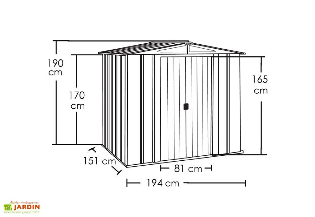 Abri De Jardin En Métal Gris Spacemaker Acier Galvanisé – 3 M² 4 Abri De Jardin En Métal Gris Spacemaker Acier Galvanisé – 3 M² – Image 4