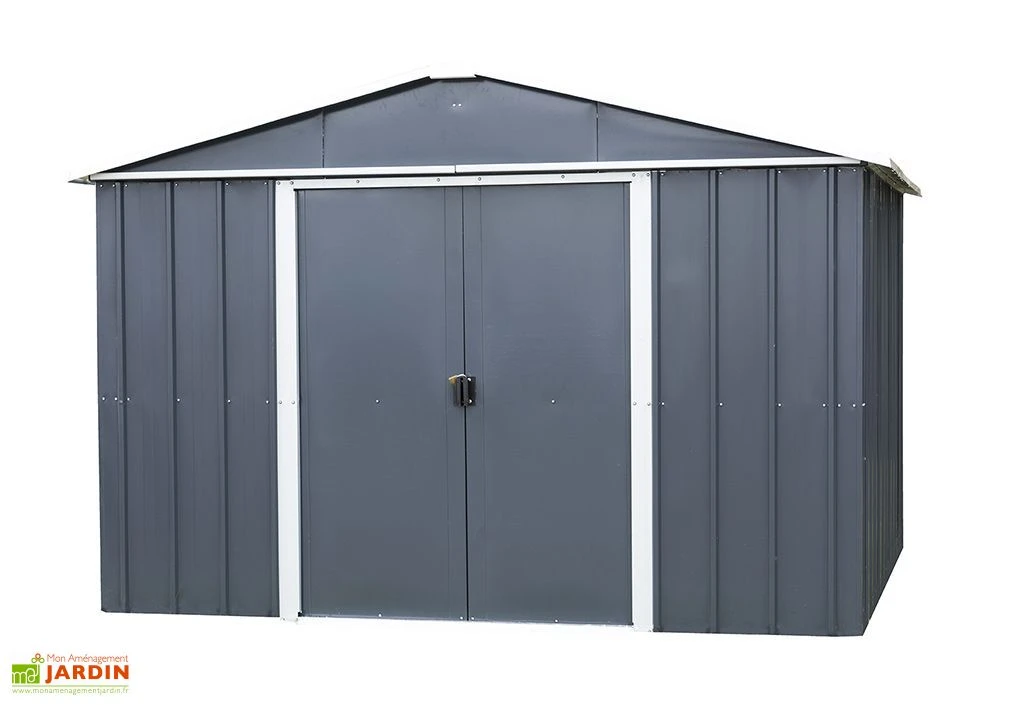Abri De Jardin Acier Galvanisé Anthracite 197 X 303 Cm 5,97 M² 1 Abri De Jardin Acier Galvanisé Anthracite 197 X 303 Cm 5,97 M²