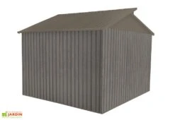 Abri De Jardin En Métal Look Bois Vieilli + Puit De Lumière 7,25 M² 7 Abri De Jardin En Métal Look Bois Vieilli + Puit De Lumière 7,25 M² -Promos Jardin Garage Magasin abri jardin metal aspect bois vieilli puit lumiere 257x285cm 2