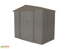 Abri De Jardin En Métal Look Bois Vieilli 2,43 M² 6 Abri De Jardin En Métal Look Bois Vieilli 2,43 M² -Promos Jardin Garage Magasin abri jardin metal cabane aspect bois vieilli 121x201cm 1