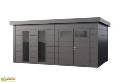 Abri De Jardin En Métal Avec Parois Vitrées Eleganto Plus – 19,3 M²